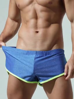 TAUWELL Men's Low-Rise Casual Trunks Slits Shorts Comfortable Breathable Underwear for Active Lifestyle