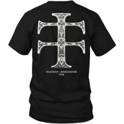 Teletech Manchester 2026 Back Print Tshirt Techno Rave Electronic Music Oversized Unisex Short Sleeve Cotton Graphic Tee