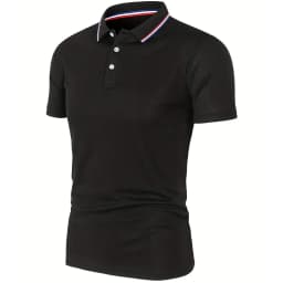 2025 Hot Sale Men's Summer Casual Breathable Comfortable Polo Shirt Men's Solid Color High Quality Short Sleeve T-Shirt
