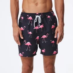 Men's Simple Vertical Striped 3D Print Summer Outdoor Beach Shorts Swim Trunks Breathable Quick-Drying Casual Sports Pants
