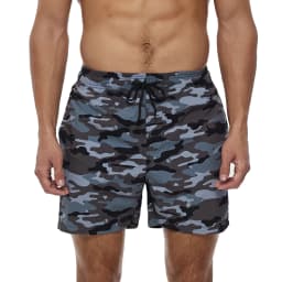 Men's Simple Vertical Striped 3D Print Summer Outdoor Beach Shorts Swim Trunks Breathable Quick-Drying Casual Sports Pants