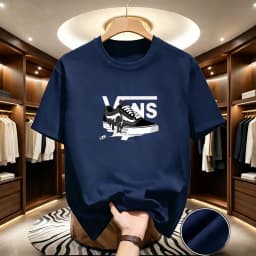 Men's Summer Exercise Blue/White Gradient Print T-Shirts High Grade Breathable Quick Dry Short-Sleeved Top Marathon Gym Fitness