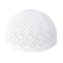 Muslim Men Knitted Prayer Hats Islamic Kufi Taqiya Takke Peci Skull Cap Jewish India Caps Musulman Arab Men's Kippah Homme Hat