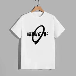High Quality Pure Cotton T-shirt Kessoku Band Print Tshirt Men Women Daily Casual Comfort Tees Japan Anime Short Sleeve Top