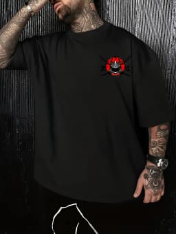 Men Summer Short-sleeved Casual T-shirt with Comfortable Breathable Soft Fabric Featuring A Street Style Retro Minimalist Design