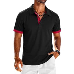 Summer Mens Short Sleeve Polo Shirt Lightweight Lapel Tshirts Breathable Sport T-shirts for Men Sports Solid Streetwear Cool Top