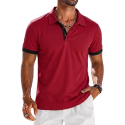 Summer Mens Short Sleeve Polo Shirt Lightweight Lapel Tshirts Breathable Sport T-shirts for Men Sports Solid Streetwear Cool Top