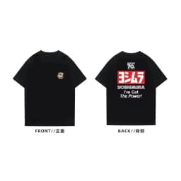Yoshimura Exhaust 70th Motorcycle Modified Printed T-shirt Men Women Short Sleeve Cotton T-shirt Men's T-shirts 2026 Summer New