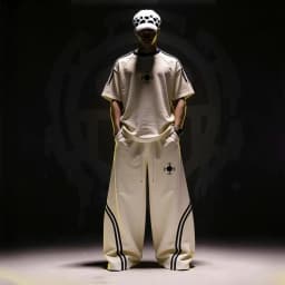 One Piece Surgeon of Death Streetwear New Hot Selling Men Women Short Sleeved Pants Set Street Y2K Casual Tee Set Sports Set