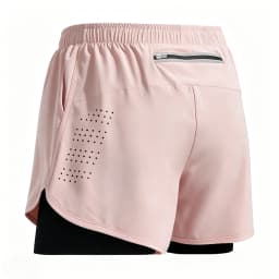 Men's Double Layer Shorts Summer Quick-drying Shorts Casual Fashion Male Clothing Beach Bottoms 2 in 1 Black Gyms Short Pant Men