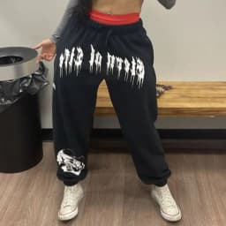 2025 European and American Men's New Year Wear Sports Pants Casual Sports Training Pants Men's Gym Pants