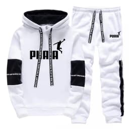 Men's Set/Hoodie/Pants 2026 Autumn Winter Daily Casual Sports Hooded Sweatshirt Sweatpants Home Outdoor Comfort Warm Sportswear
