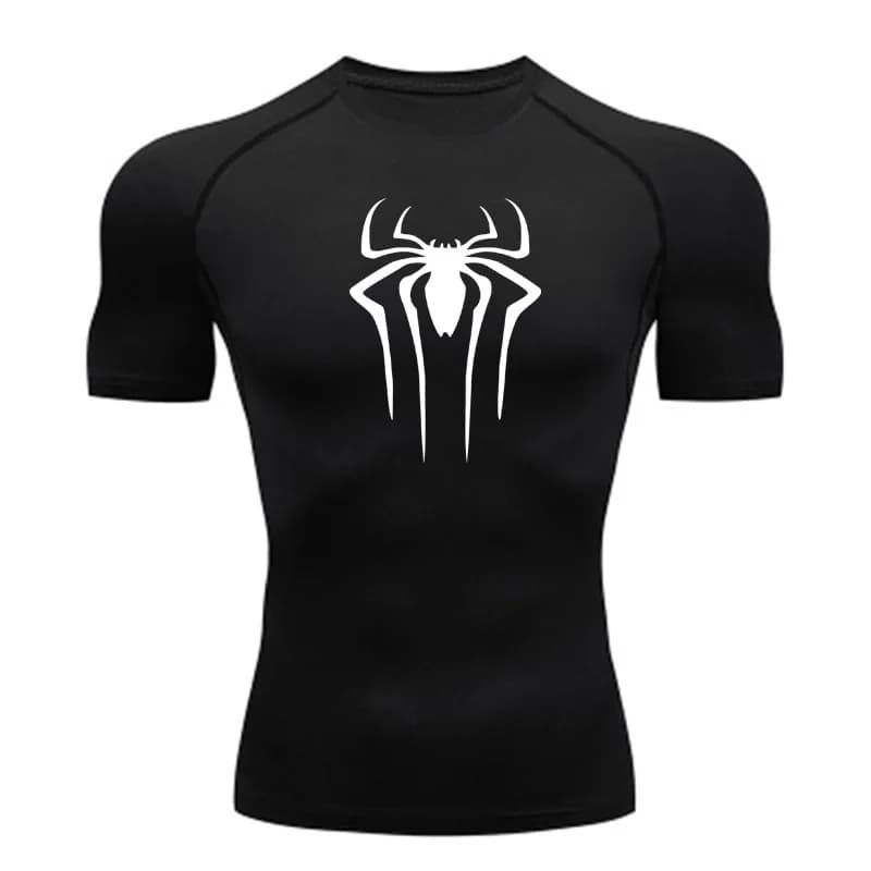 Compression Shirt Men Fitness Gym Super Hero Sport Running T-shirt Rashgard Tops Tee Quick Dry Short Sleeve T-shirt For Men