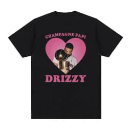 Rapper Drake Certified Lover Boy Album Print Graphic T Shirt Unisex Hip Hop Fashion T-shirt Men's 100% Cotton Oversized T-shirts