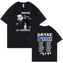 Rapper Drake Certified Lover Boy Album Print Graphic T Shirt Unisex Hip Hop Fashion T-shirt Men's 100% Cotton Oversized T-shirts
