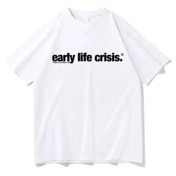 Nettspend Early Life Crisis Same T Shirt 2025 Fashion Men/women Clothing Cotton Clothes Graphic Tops Hight Quality T Shirts