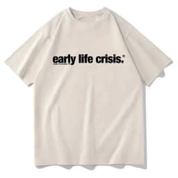 Nettspend Early Life Crisis Same T Shirt 2025 Fashion Men/women Clothing Cotton Clothes Graphic Tops Hight Quality T Shirts