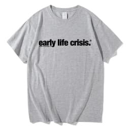 Nettspend Early Life Crisis Same T Shirt 2025 Fashion Men/women Clothing Cotton Clothes Graphic Tops Hight Quality T Shirts