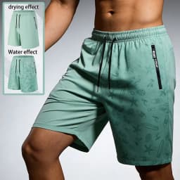 Sports Shorts Men's Summer Quick-Drying Breathable Cool Fitness Sports Shorts Football Fishing Man Gift Swim Trunks Shorts Male