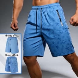 Sports Shorts Men's Summer Quick-Drying Breathable Cool Fitness Sports Shorts Football Fishing Man Gift Swim Trunks Shorts Male