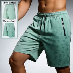 Sports Shorts Men's Summer Quick-Drying Breathable Cool Fitness Sports Shorts Football Fishing Man Gift Swim Trunks Shorts Male