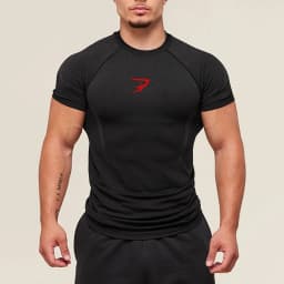 Men Running Compression T-shirt Short Sleeve Sport Tees Gym Fitness Sportshirts Male Jogging Tracksuit Homme Athletic Shirt Tops