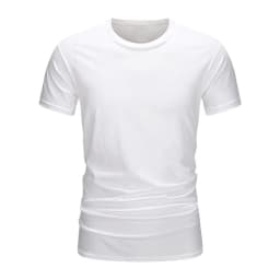 2026 Summer Men's T-shirt Fashion Slim Black Short Sleeved Comfortable Casual Round Neck T-shirts Top Men's Clothing