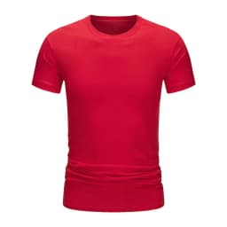 2026 Summer Men's T-shirt Fashion Slim Black Short Sleeved Comfortable Casual Round Neck T-shirts Top Men's Clothing