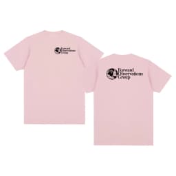 2026 Summer Forward Observations Group T-shirt Men's Black Cotton Tshirt Front Back Globe Print Streetwear Casua