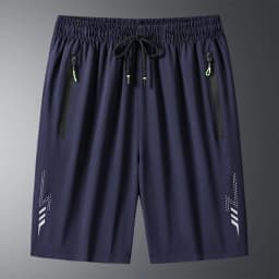 Summer Classic Joggers Men's Shorts Gym Fitness Quick Dry Running Sports Board Shorts New Summer Casual Bottom Zipper Pockets