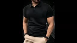 Mens Solid Polo Shirts Short Sleeve Casual New Summer Tops Daily Outdoor Golf Tee Activewear Hot Sale Vacation Blouse Sportswear