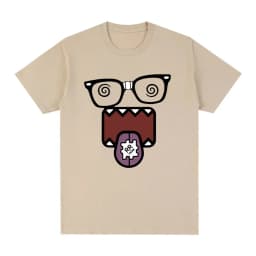 Fashion Kawaii Men T Shirt Pattern Y2K Cotton Print Round Neck Loose T-shirt Summer Women's Street Couple Tee Clothing