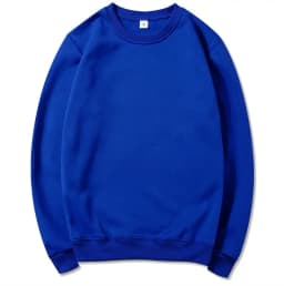 Korean Fashion Men's Round Neck Sweatshirts Autumn Long Sleeves Vacation Pullovers Tops Casual Popular Man Solid Sweat Shirts