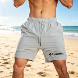 Men Summer Bull Print Casual Shorts Drawstring Dual Pockets Light Quick Dry Trendy Beach Sport Vacation Loose Male ShortsM-3XL