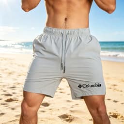 Men Summer Bull Print Casual Shorts Drawstring Dual Pockets Light Quick Dry Trendy Beach Sport Vacation Loose Male ShortsM-3XL