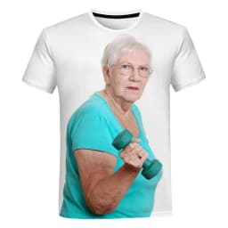 2025 Hot Sales New Creative Funny 3d Printing Cute T-shirt Grandma Funny Ice Lolly Casual Shirt Loose Oversize Top