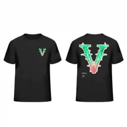 Sticker Design High Street Graffiti Splicing Style Trendy Brand T-Shirt Cotton Graphic Tee Men Women Summer Streetwear