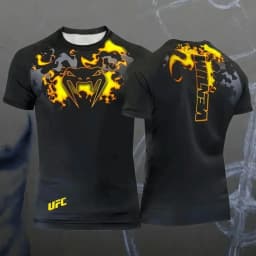 2026 Fashion New Breathable Men's Sports T-shirt Summer Outdoor Breathable Man Clothes 3D Print Quick Dry Short Sleeve Tops