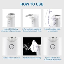CONTEC VET Veterinary Handheld Portable Mesh Nebulizer Silent Ultrasonic Nebulizer NE-M01 VET