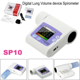 CONTEC SP10 Handheld Spirometer Lung Volume device Spirometer Breathing Function Diagnostic Vitalograph Spirometry Volumetric
