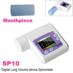 CONTEC SP10 Handheld Spirometer Lung Volume device Spirometer Breathing Function Diagnostic Vitalograph Spirometry Volumetric