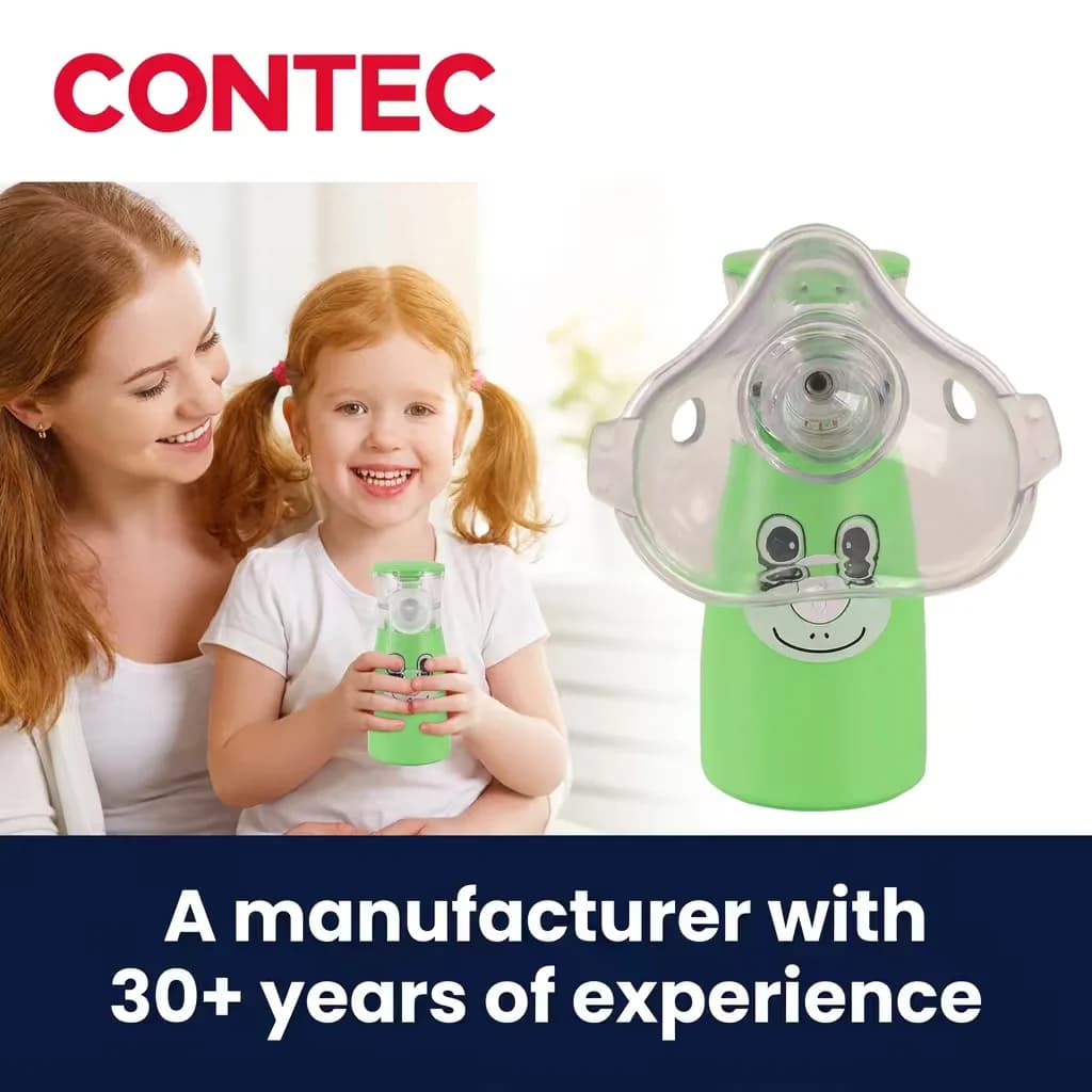 CONTEC Nebulizer Children Handheld Portable Mesh Nebulizer Silent Ultrasonic Nebulizer Infant Automizer