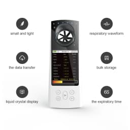 CONTEC Digital Bluetooth Spirometer SP80B Lung Breathing Diagnostic Vitalograph Spirometry + PC Software