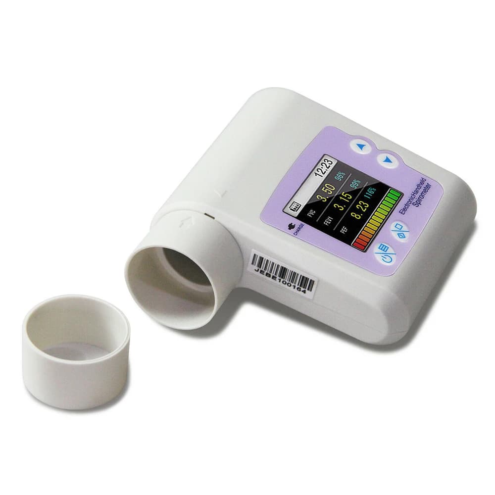CONTEC Digital Spirometer Bluetooth SP10W Lung Breathing Diagnostic Spirometry Volumetric with Mouthpiece & Software