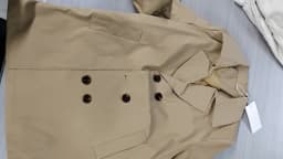 Trench Coat for Teen Girls,Autumn Long Sleeve Jacket,Kids Casual Fashion England Style Windbreaker,Double Breasted Kids Coat