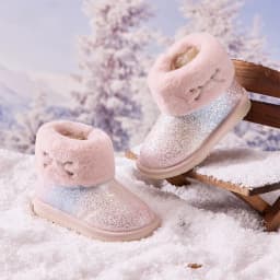 Dave Bella Children Snow Boots Winter Autumn Kids' Thick Warm Shoes Plush Ankle Boots Non-slip Footwear Uggs For Girls DB4254413