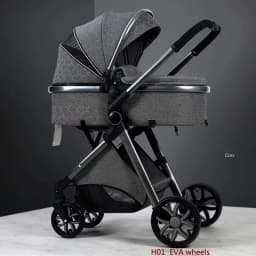 2025 New baby stroller High landscape 3 in 1 baby carriage Luxury Pushchair Baby Cradel Infant Carrier kinderwagen car 2in1