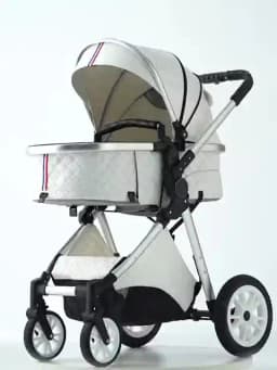 2025 New baby stroller High landscape 3 in 1 baby carriage Luxury Pushchair Baby Cradel Infant Carrier kinderwagen car 2in1