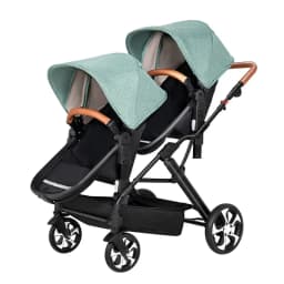 EU STOCK NEW Twins Baby Stroller Can Sit and Lie Double Stroller Shock Absorber Foldable Child Stroller FreeShipping Foldable
