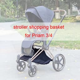 Stroller Shopping Basket For Cybex Priam 3/4 Platinum (2019~2026) Pushchair Storage Bag Baby Cart Diaper Bag Buggy Basket